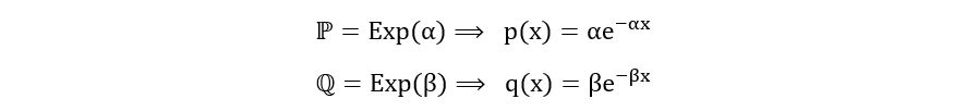 KL for exponential case | maximum likelihood estimation 
